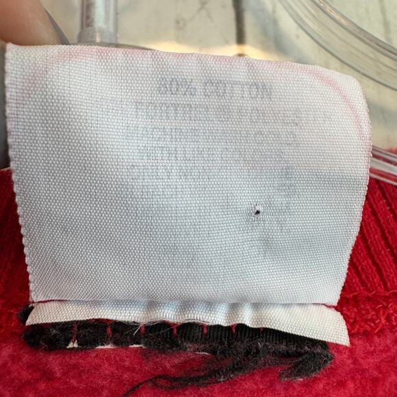 VTG Santee Red Heavyweight 1999 Rose Bowl Wisconsin Badgers Sweatshirt Large - Picture 6 of 16